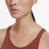 Constella Necklace Crystal Pearl, Round Cuts, White, Rose Gold-Tone Plated Constella Necklace Crystal Pearl, Round Cuts, White, Rose Gold-Tone Plated
