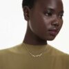 Constella Necklace Mixed Cuts, Green, Gold-Tone Plated Constella Necklace Mixed Cuts, Green, Gold-Tone Plated