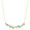 Constella Necklace Mixed Cuts, Green, Gold-Tone Plated Constella Necklace Mixed Cuts, Green, Gold-Tone Plated
