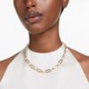 Constella Necklace White, Gold-Tone Plated Constella Necklace White, Gold-Tone Plated