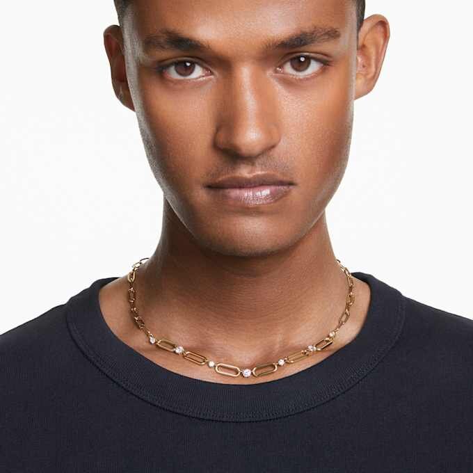Constella Necklace White, Gold-Tone Plated Constella Necklace White, Gold-Tone Plated