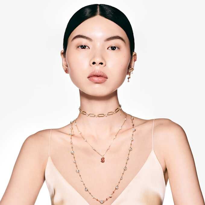 Constella Necklace White, Gold-Tone Plated Constella Necklace White, Gold-Tone Plated