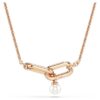 Constella Pendant Crystal Pearl, Round Cut, White, Rose Gold-Tone Plated Constella Pendant Crystal Pearl, Round Cut, White, Rose Gold-Tone Plated