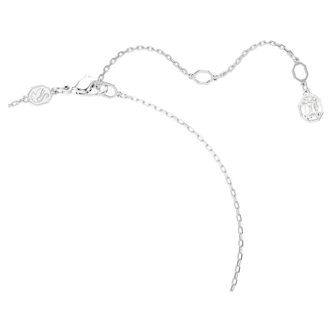 Constella Pendant Pavé, Round Cut, White, Rhodium Plated Constella Pendant Pavé, Round Cut, White, Rhodium Plated