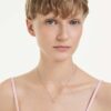 Constella Pendant Round Cut, Dancing Stone, Pink, Rose Gold-Tone Plated Constella Pendant Round Cut, Dancing Stone, Pink, Rose Gold-Tone Plated
