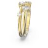 Constella Ring Set (2), Round Cut, White, Gold-Tone Plated Constella Ring Set (2), Round Cut, White, Gold-Tone Plated