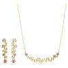 Constella Set Mixed Cuts, Multicolored, Gold-Tone Plated Constella Set Mixed Cuts, Multicolored, Gold-Tone Plated