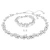 Constella Set Mixed Cuts, White, Rhodium Plated Constella Set Mixed Cuts, White, Rhodium Plated