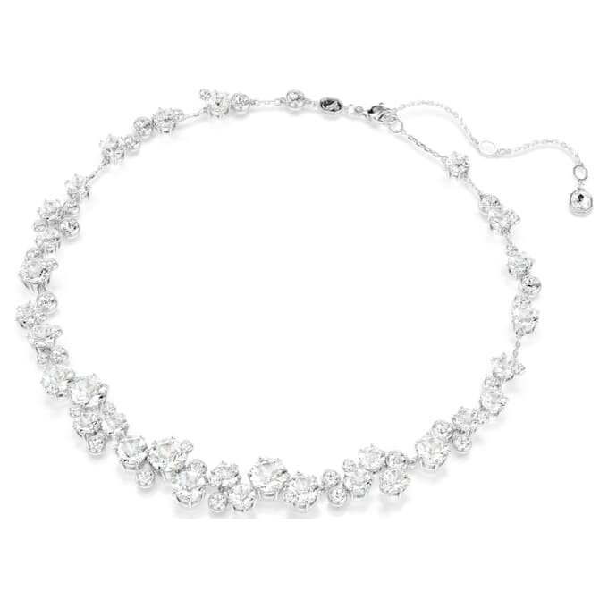 Constella Set Mixed Cuts, White, Rhodium Plated Constella Set Mixed Cuts, White, Rhodium Plated