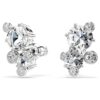 Constella Stud Earrings Round Cut, White, Rhodium Plated Constella Stud Earrings Round Cut, White, Rhodium Plated