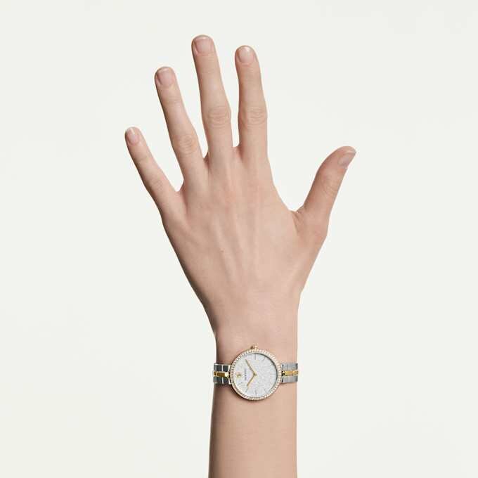 Cosmopolitan Watch Swiss Made, Metal Bracelet, Silver Tone, Mixed Metal Finish Cosmopolitan Watch Swiss Made, Metal Bracelet, Silver Tone, Mixed Metal Finish