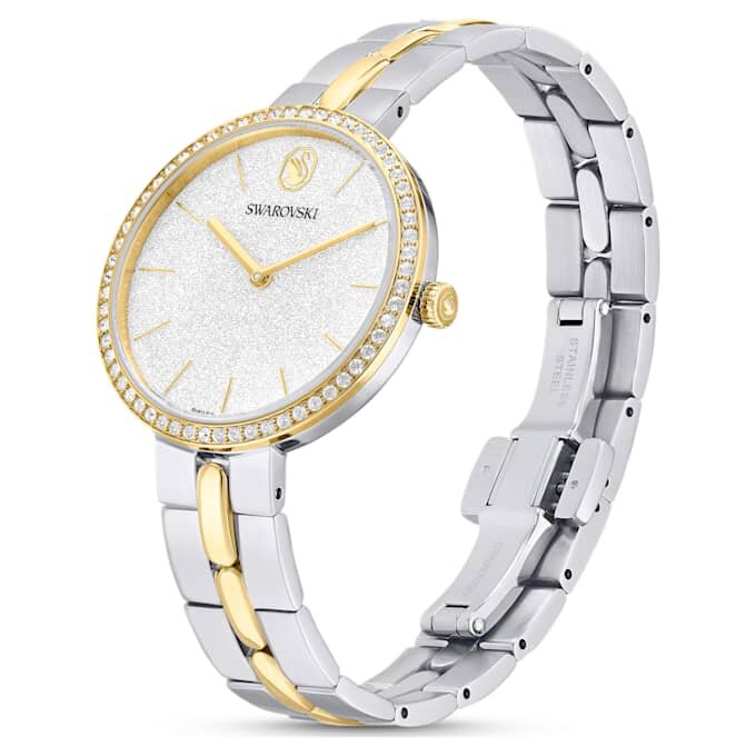 Cosmopolitan Watch Swiss Made, Metal Bracelet, Silver Tone, Mixed Metal Finish Cosmopolitan Watch Swiss Made, Metal Bracelet, Silver Tone, Mixed Metal Finish