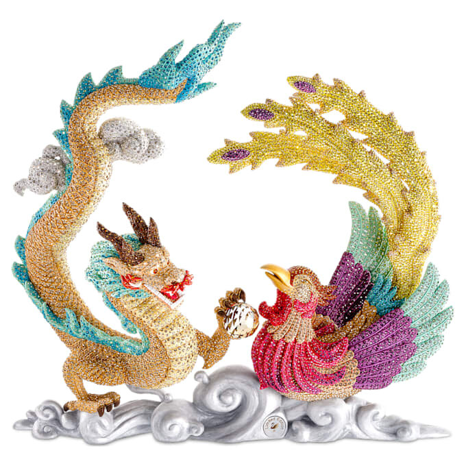 Crystal Myriad Dragon and Phoenix Crystal Myriad Dragon and Phoenix