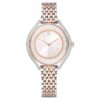 Crystalline Aura Watch Swiss Made, Metal Bracelet, Rose Gold Tone, Mixed Metal Finish Crystalline Aura Watch Swiss Made, Metal Bracelet, Rose Gold Tone, Mixed Metal Finish