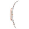 Crystalline Aura Watch Swiss Made, Metal Bracelet, Rose Gold Tone, Mixed Metal Finish Crystalline Aura Watch Swiss Made, Metal Bracelet, Rose Gold Tone, Mixed Metal Finish