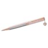 Crystalline Ballpoint Pen Heart, Rose Gold Tone, Pink Lacquered, Rose Gold-Tone Plated Crystalline Ballpoint Pen Heart, Rose Gold Tone, Pink Lacquered, Rose Gold-Tone Plated