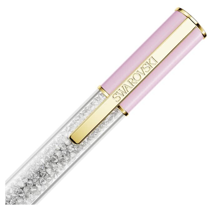 Crystalline Ballpoint Pen Pink, Gold-Tone Plated Crystalline Ballpoint Pen Pink, Gold-Tone Plated