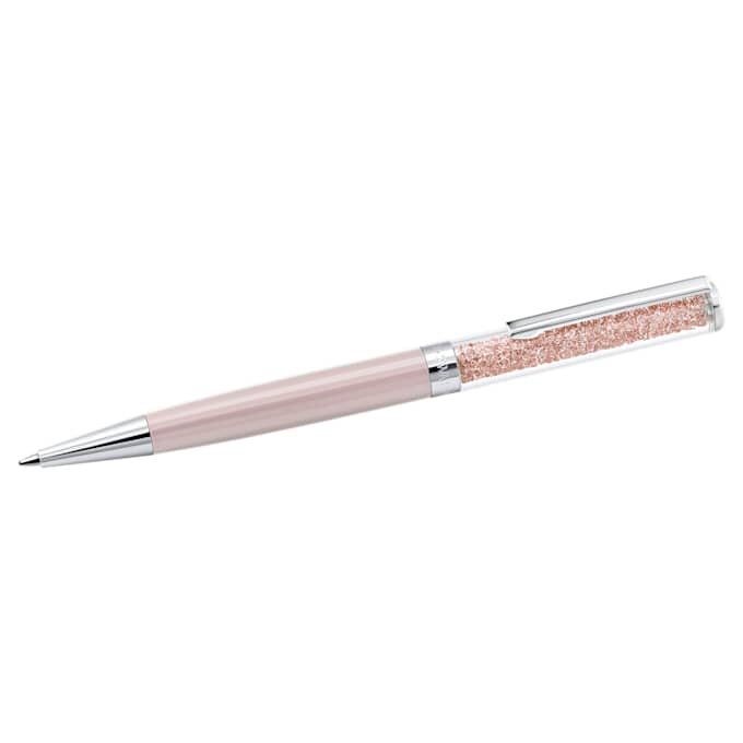 Crystalline Ballpoint Pen Pink, Pink Lacquered, Chrome Plated Crystalline Ballpoint Pen Pink, Pink Lacquered, Chrome Plated