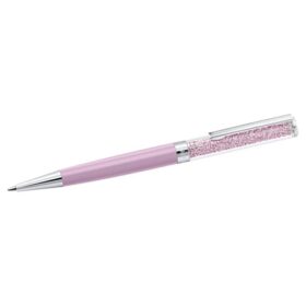 Crystalline Ballpoint Pen Purple, Purple Lacquered, Chrome Plated