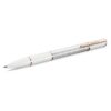 Crystalline Ballpoint Pen White, Rose Gold-Tone Plated Crystalline Ballpoint Pen White, Rose Gold-Tone Plated