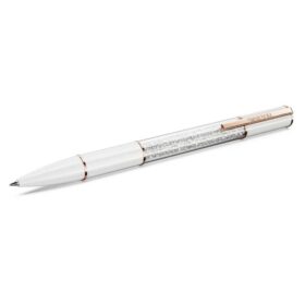 Crystalline Ballpoint Pen White, Rose Gold-Tone Plated