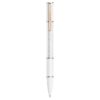 Crystalline Ballpoint Pen White, Rose Gold-Tone Plated Crystalline Ballpoint Pen White, Rose Gold-Tone Plated