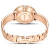 Crystalline Bangle Watch Swiss Made, Metal Bracelet, White, Rose Gold-Tone Finish Crystalline Bangle Watch Swiss Made, Metal Bracelet, White, Rose Gold-Tone Finish