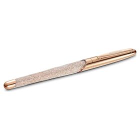 Crystalline Rollerball Pen Rose Gold Tone, Rose Gold-Tone Plated