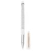 Crystalline Rollerball Pen White, Rose Gold-Tone Plated