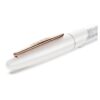 Crystalline Rollerball Pen White, Rose Gold-Tone Plated