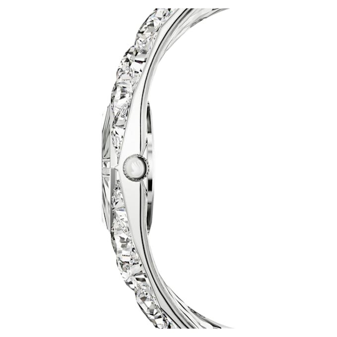 Curiosa Bangle Watch Crystal Bracelet, Silver Tone, Stainless Steel Curiosa Bangle Watch Crystal Bracelet, Silver Tone, Stainless Steel