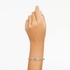 Dextera Bangle Magnetic Closure, White, Gold-Tone Plated Dextera Bangle Magnetic Closure, White, Gold-Tone Plated