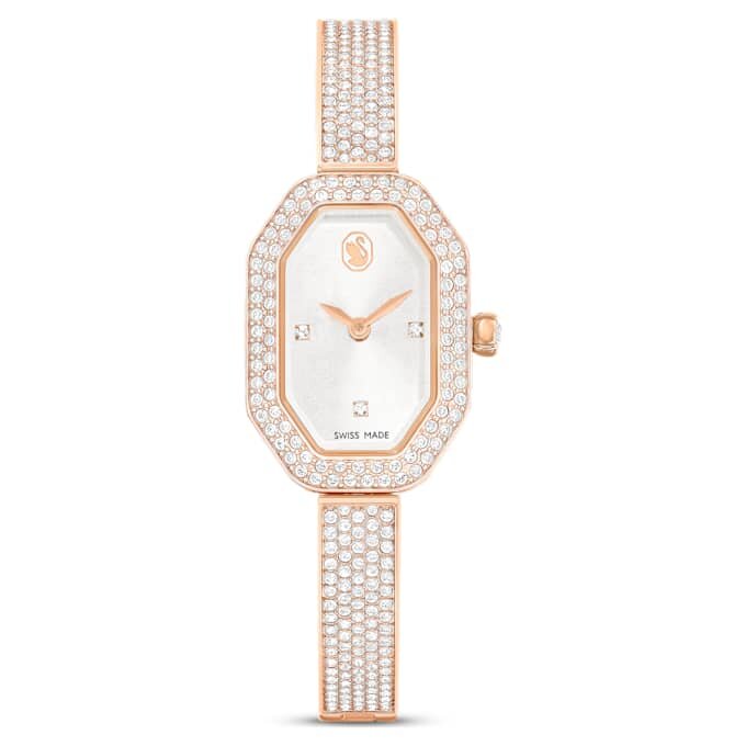 Dextera Bangle Watch Swiss Made, Metal Bracelet, Rose Gold Tone, Rose Gold-Tone Finish Dextera Bangle Watch Swiss Made, Metal Bracelet, Rose Gold Tone, Rose Gold-Tone Finish