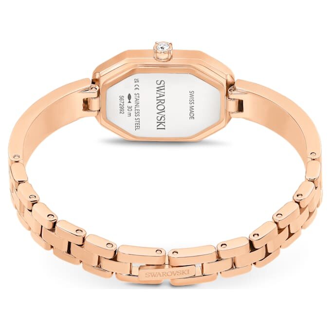 Dextera Bangle Watch Swiss Made, Metal Bracelet, Rose Gold Tone, Rose Gold-Tone Finish Dextera Bangle Watch Swiss Made, Metal Bracelet, Rose Gold Tone, Rose Gold-Tone Finish