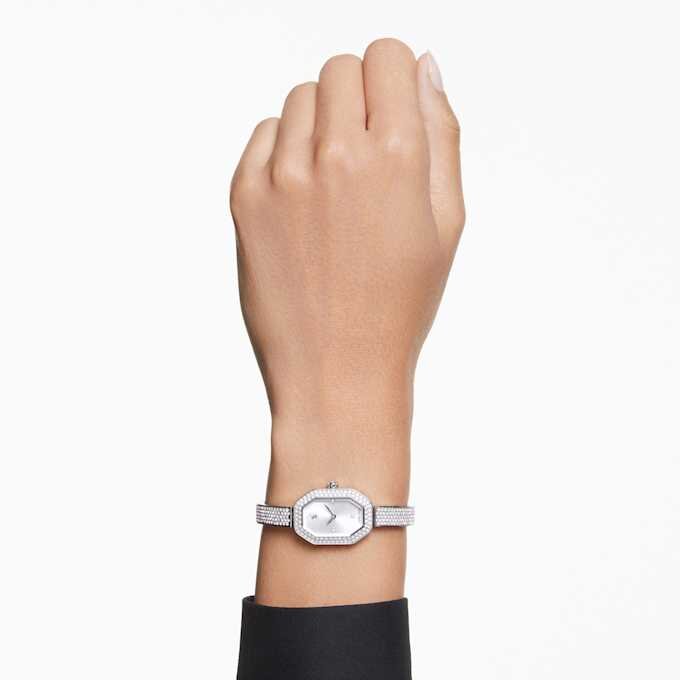 Dextera Bangle Watch Swiss Made, Metal Bracelet, Silver Tone, Stainless Steel Dextera Bangle Watch Swiss Made, Metal Bracelet, Silver Tone, Stainless Steel