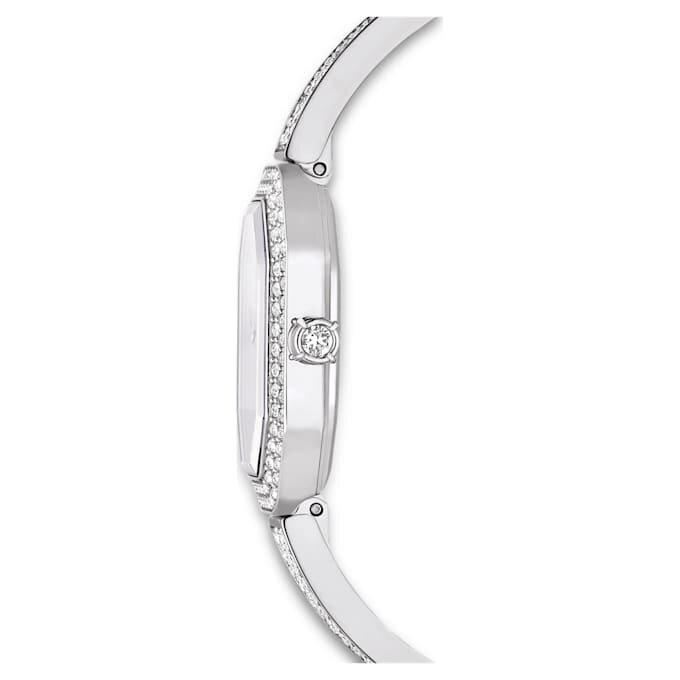 Dextera Bangle Watch Swiss Made, Metal Bracelet, Silver Tone, Stainless Steel Dextera Bangle Watch Swiss Made, Metal Bracelet, Silver Tone, Stainless Steel