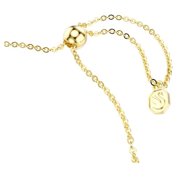 Dextera Bracelet Round Cut, Green, Gold-Tone Finish Dextera Bracelet Round Cut, Green, Gold-Tone Finish