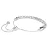Dextera Bracelet Round Cut, White, Stainless Steel Dextera Bracelet Round Cut, White, Stainless Steel