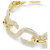 Dextera Choker Round Cut, White, Gold-Tone Plated Dextera Choker Round Cut, White, Gold-Tone Plated