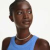 Dextera Necklace Round Cut, White, Gold-Tone Finish Dextera Necklace Round Cut, White, Gold-Tone Finish
