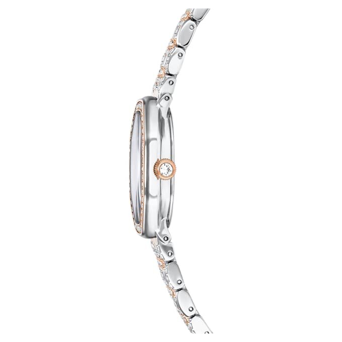 Dextera Octagon Watch Swiss Made, Metal Bracelet, Silver Tone, Rose Gold-Tone Finish Dextera Octagon Watch Swiss Made, Metal Bracelet, Silver Tone, Rose Gold-Tone Finish