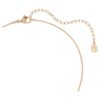 Dextera Pendant Round Cut, White, Rose Gold-Tone Plated Dextera Pendant Round Cut, White, Rose Gold-Tone Plated