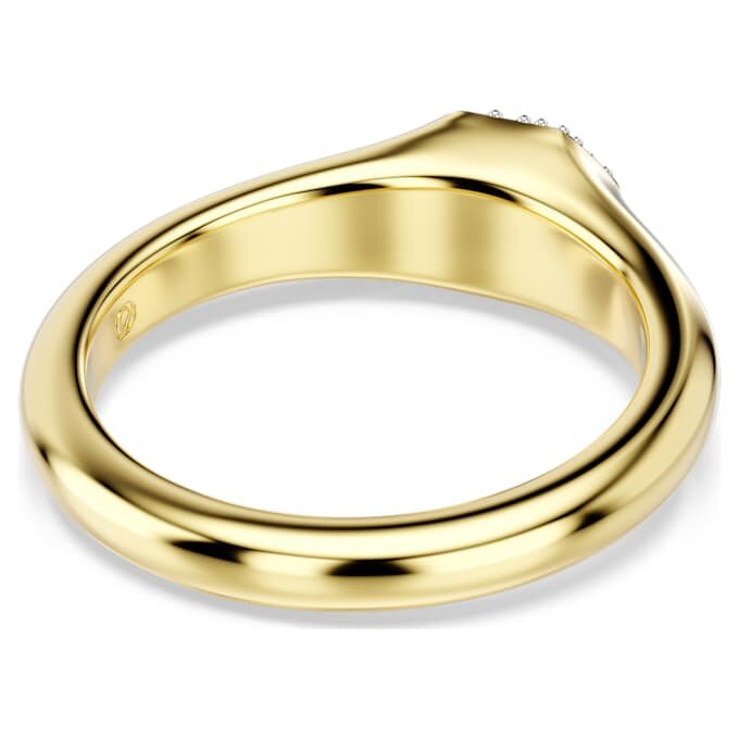 Dextera Ring Mixed Cuts, White, Gold-Tone Plated Dextera Ring Mixed Cuts, White, Gold-Tone Plated