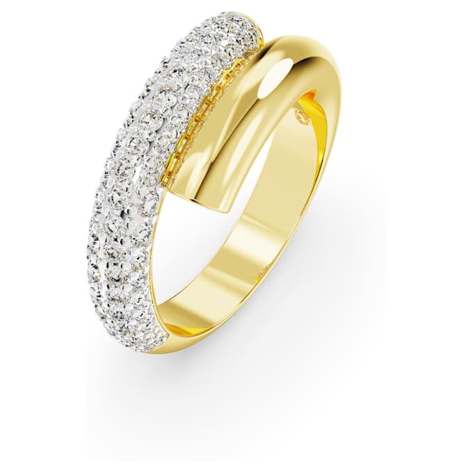 Dextera Ring White, Gold-Tone Plated Dextera Ring White, Gold-Tone Plated