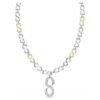 Dextera Strandage Round Cut, White, Mixed Metal Finish Dextera Strandage Round Cut, White, Mixed Metal Finish