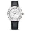 Dextera Tachymetre Watch Swiss Made, Leather Strap, Silver Tone, Stainless Steel Dextera Tachymetre Watch Swiss Made, Leather Strap, Silver Tone, Stainless Steel