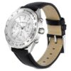 Dextera Tachymetre Watch Swiss Made, Leather Strap, Silver Tone, Stainless Steel Dextera Tachymetre Watch Swiss Made, Leather Strap, Silver Tone, Stainless Steel