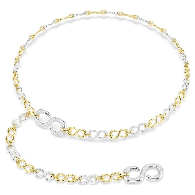 Dextera Waist Belt White, Mixed Metal Finish Dextera Waist Belt White, Mixed Metal Finish