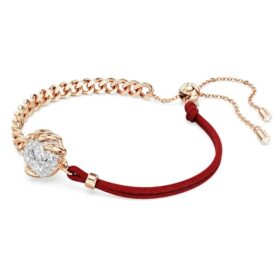 Dragon and Phoenix Bracelet Dragon’s Claw, Red, Mixed Metal Finish