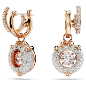 Dragon & Phoenix Drop Earrings Dragon’s Claw, White, Rose Gold-Tone Plated Dragon & Phoenix Drop Earrings Dragon’s Claw, White, Rose Gold-Tone Plated